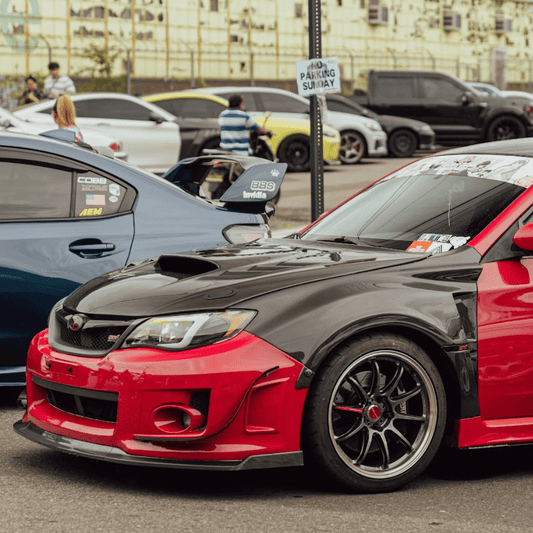 JDMuscle [08-14 WRX/STI] Carbon Fiber/FRP Fenders VS Style - Graveyard Performance