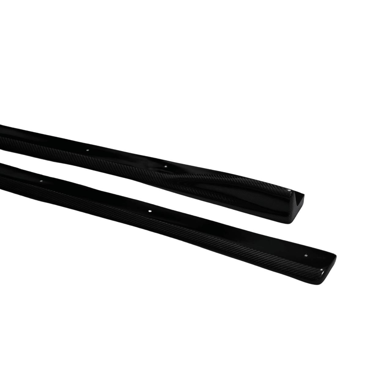 JDMuscle [08-14 WRX/STI] Tanso Carbon Fiber CS Style Side Skirt - Graveyard Performance