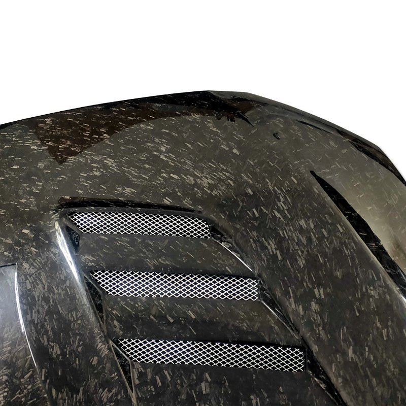 JDMuscle [08-15 Mitsubishi Lancer EVO X] Tanso Carbon Fiber Hood w/ heat extract *SPECIAL ORDER. NO CANCELLATION - Graveyard Performance
