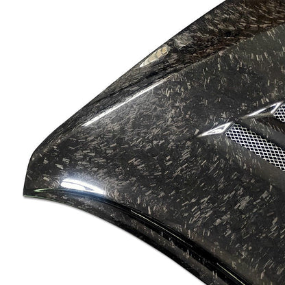 JDMuscle [08-15 Mitsubishi Lancer EVO X] Tanso Carbon Fiber Hood w/ heat extract *SPECIAL ORDER. NO CANCELLATION - Graveyard Performance