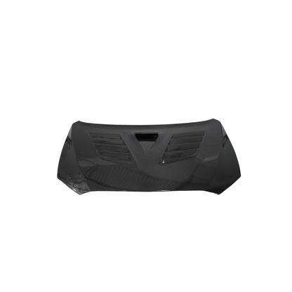 JDMuscle [08-15 Mitsubishi Lancer EVO X] Tanso Carbon Fiber Hood w/ heat extract *SPECIAL ORDER. NO CANCELLATION - Graveyard Performance