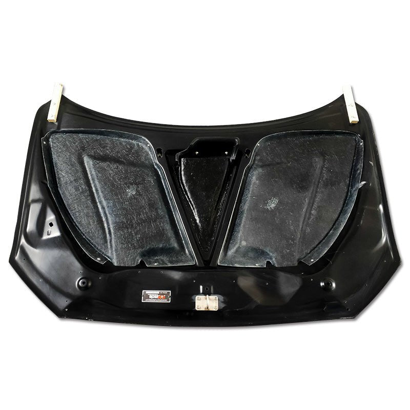 JDMuscle [08-15 Mitsubishi Lancer EVO X] Tanso Carbon Fiber Hood w/ heat extract *SPECIAL ORDER. NO CANCELLATION - Graveyard Performance