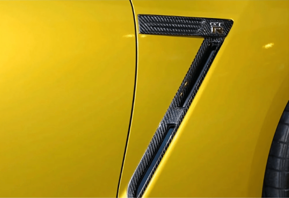 JDMuscle [09-16 GT-R] Carbon Fiber Fender Ducts - OE Style - Graveyard Performance