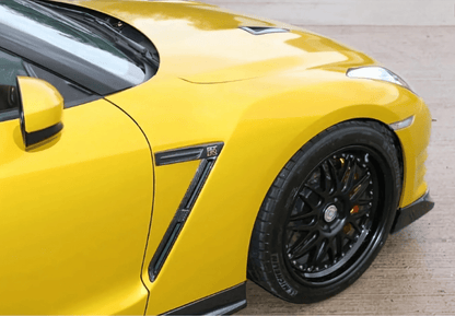 JDMuscle [09-16 GT-R] Carbon Fiber Fender Ducts - OE Style - Graveyard Performance