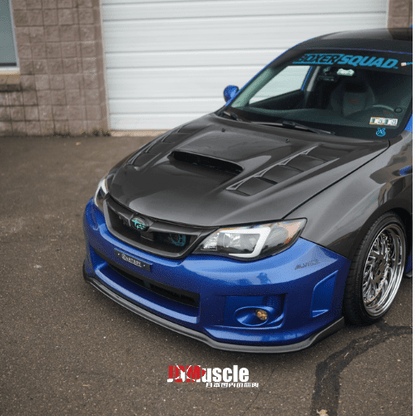 JDMuscle [11-14 WRX/STI] CS2 STYLE FRONT CARBON FIBER LIP - Graveyard Performance