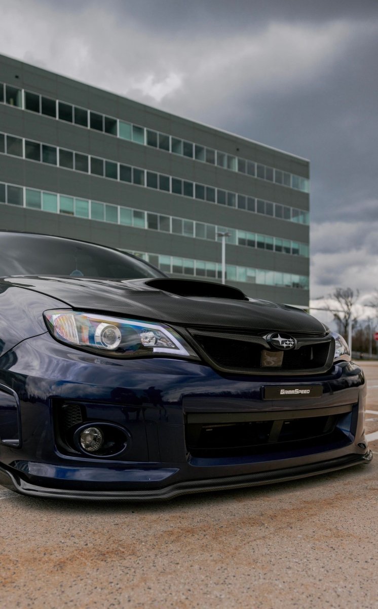 JDMuscle [11-14 WRX/STI] CS2 STYLE FRONT CARBON FIBER LIP - Graveyard Performance