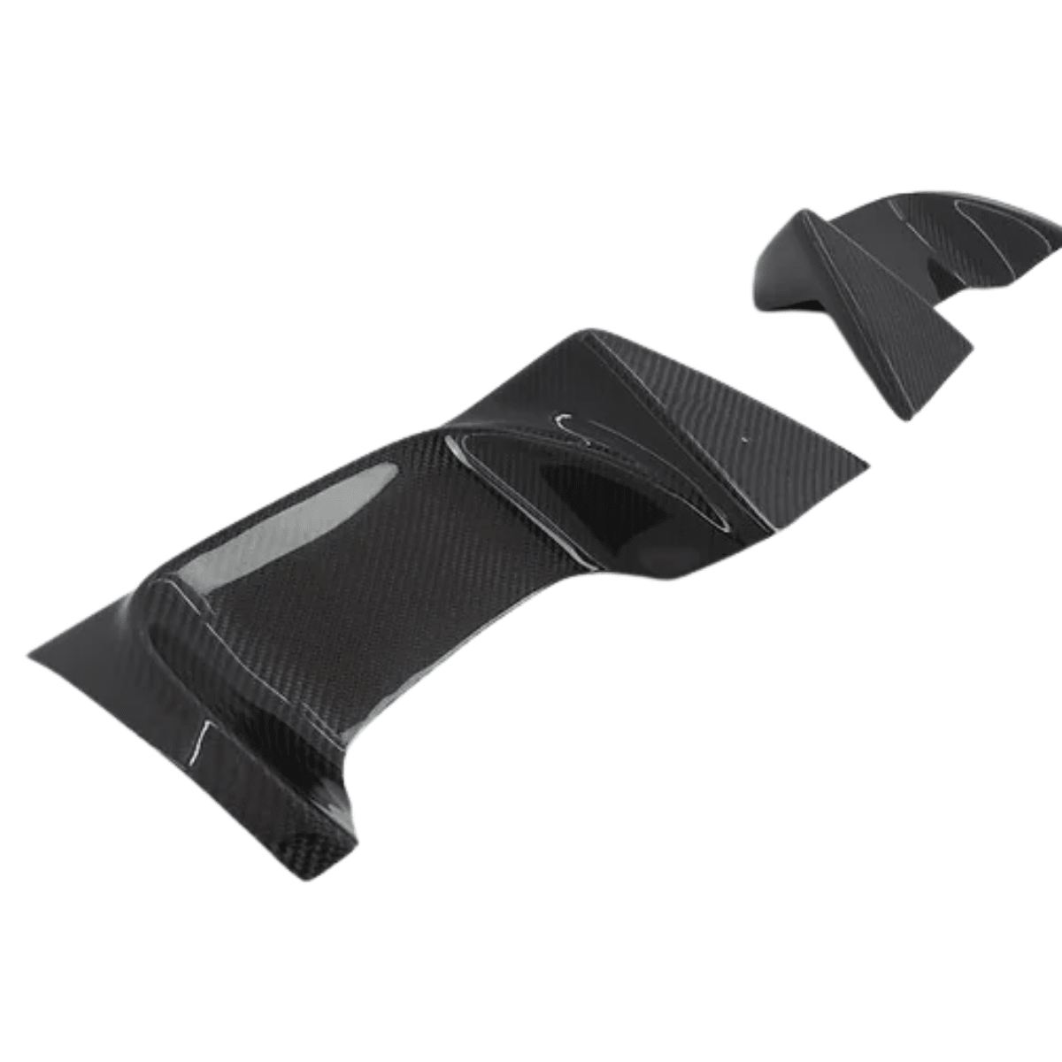 JDMuscle [11-14 WRX/STI Sedan] Carbon Fiber Exhaust Trim Covers / Heat Shields - Graveyard Performance