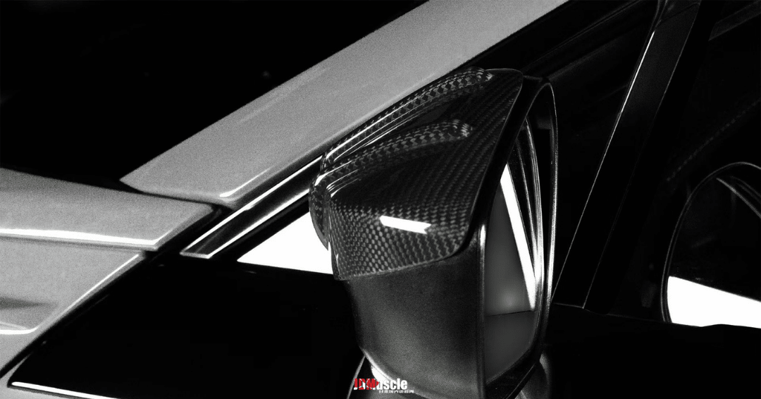JDMuscle Tanso RAR Style Carbon Fiber Side Mirror Covers - 2013+ BRZ/FRS/86