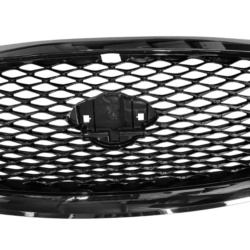 JDMuscle 14-17 Infiniti Q50 Sport Grille | Gloss Black / Chrome - Graveyard Performance