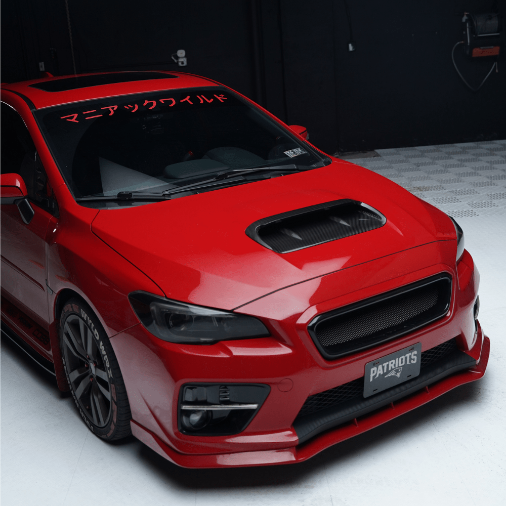 JDMuscle [15-17 WRX/STI] CS Style Front Bumper Grille-Paint Matched/Gloss Black