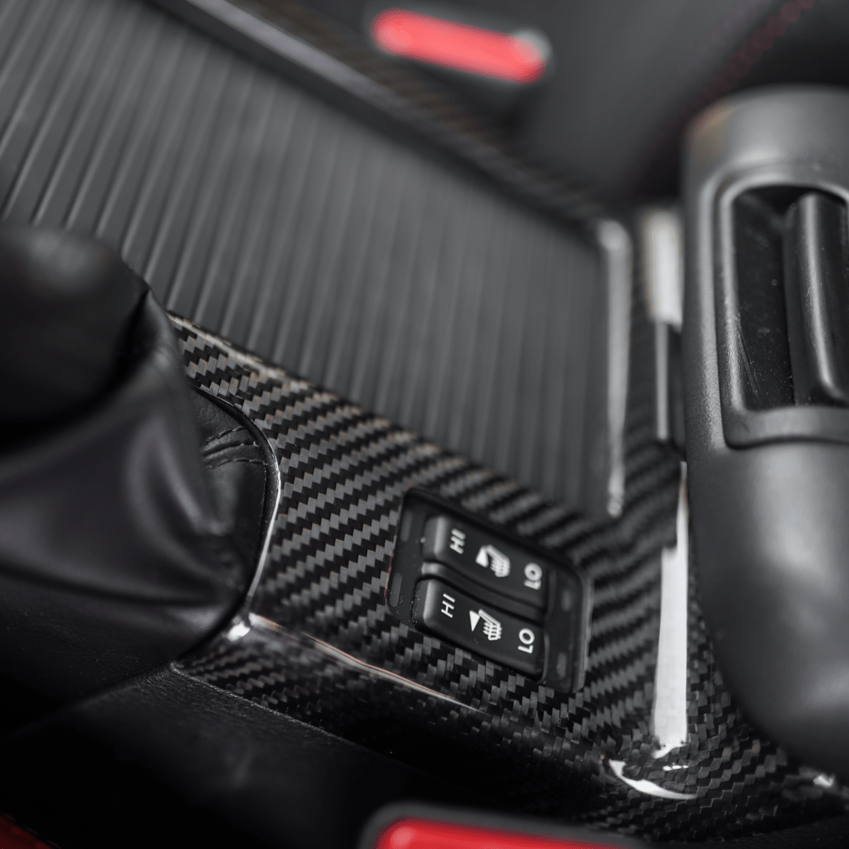 JDMuscle [15-21 STI] Pre-preg Carbon Fiber Cup Holder Cover