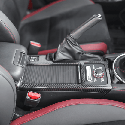 JDMuscle [15-21 STI] Pre-preg Carbon Fiber Cup Holder Cover