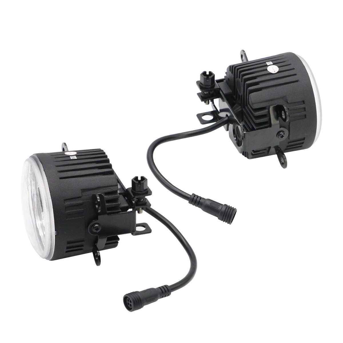 JDMuscle [15-21 WRX or STI, 13+ BRZ or FT86, 14+ Forester] LED / Halo DRL Fog Light Housings - Graveyard Performance