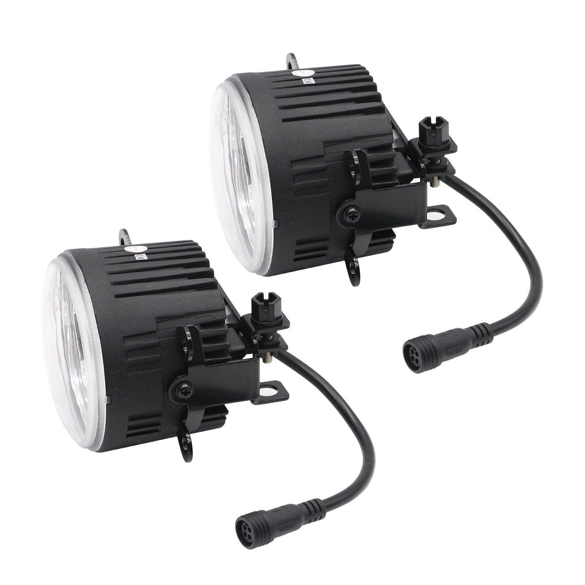 JDMuscle [15-21 WRX or STI, 13+ BRZ or FT86, 14+ Forester] LED / Halo DRL Fog Light Housings - Graveyard Performance