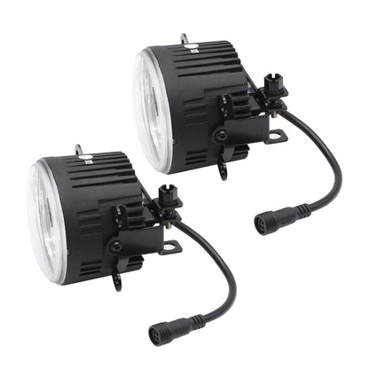 JDMuscle [15-21 WRX or STI, 13+ BRZ or FT86, 14+ Forester] LED / Halo DRL Fog Light Housings - Graveyard Performance