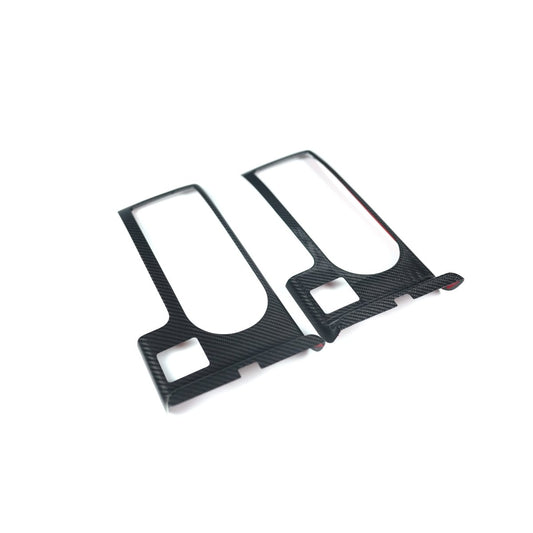 JDMuscle [15-21 WRX] Tanso Pre-preg Carbon Fiber Cup Holder Cover