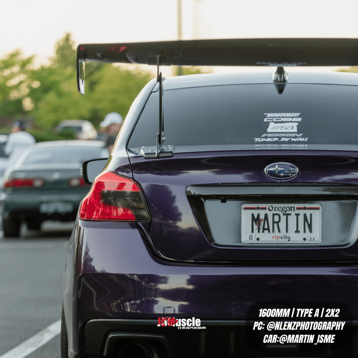 JDMuscle [15-21 WRX/STI] Carbon Fiber Replacement Spoiler Base for JDMuscle VS Style Euro GT or Varis GT Wing - Graveyard Performance
