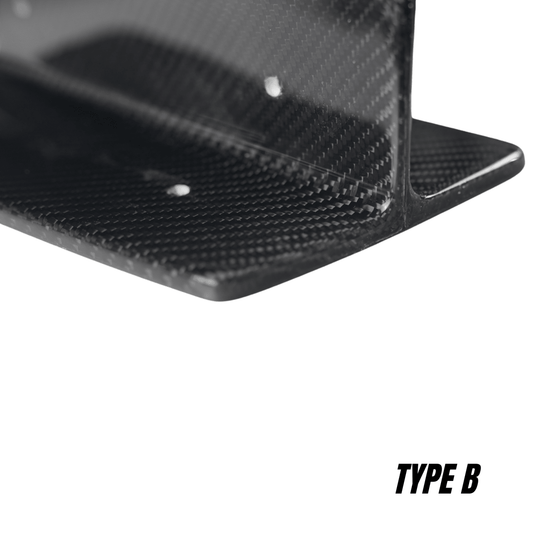 JDMuscle [15-21 WRX/STI] Carbon Fiber Replacement Spoiler Base for JDMuscle VS Style Euro GT or Varis GT Wing - Graveyard Performance