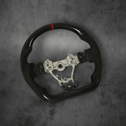 JDMuscle [15-21 WRX/STI] Carbon Lite Series Carbon Fiber Steering Wheel - Graveyard Performance
