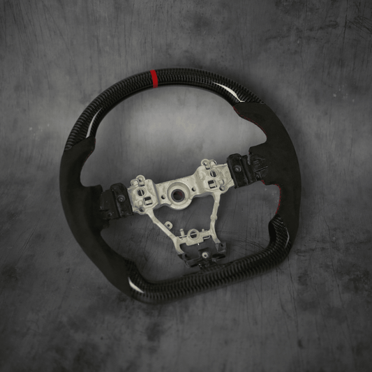 JDMuscle [15-21 WRX/STI] Carbon Lite Series Carbon Fiber Steering Wheel - Graveyard Performance
