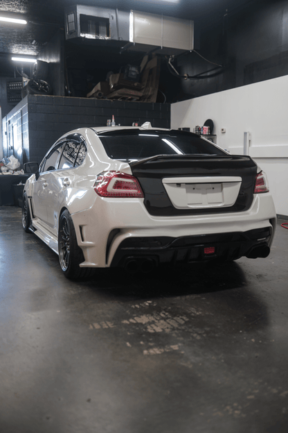 JDMuscle [15-21 WRX/STI] Gloss Black / Paint Matched License Plate Backing - Graveyard Performance