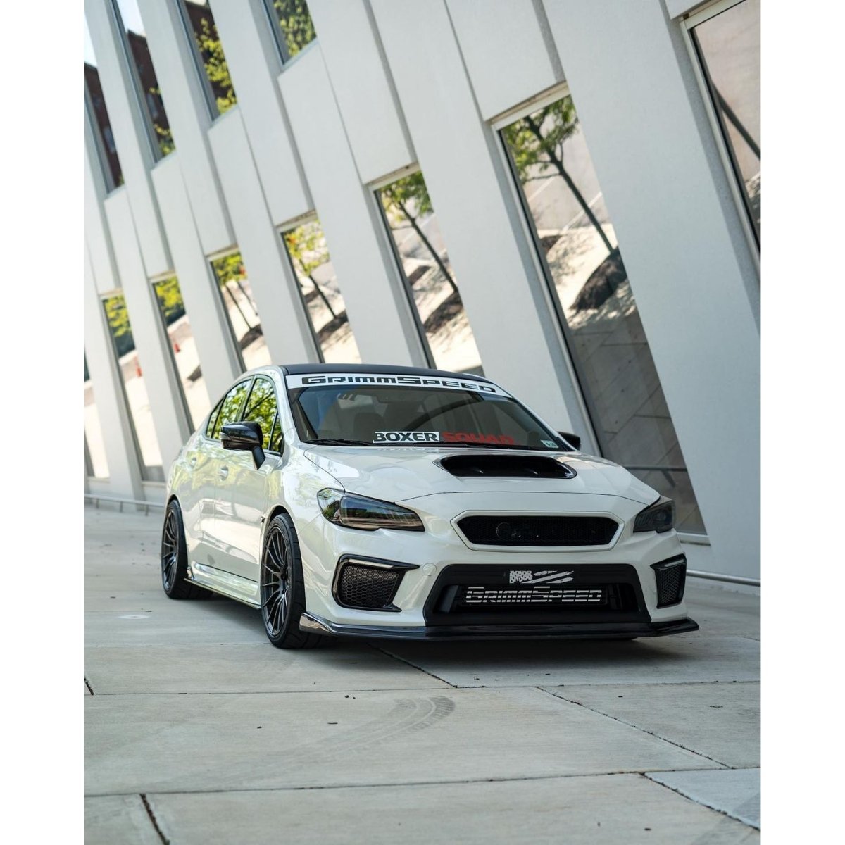 JDMuscle [15-21 WRX/STI] Prepreg Carbon Fiber Hood Scoop V1 - Graveyard Performance