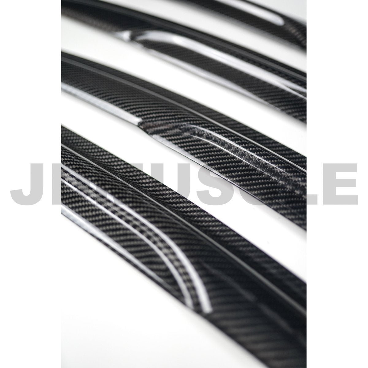 JDMuscle [15-21 WRX/STI] V2 Carbon Fiber Rain Guards / Window Visors - Graveyard Performance