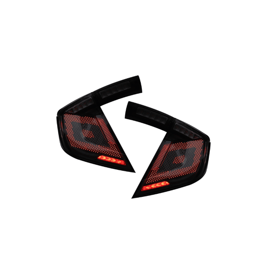 JDMuscle [17-21 FK8 Type R, FK7 Civic Hatch] Matrix Series LED Tail Lights - Graveyard Performance
