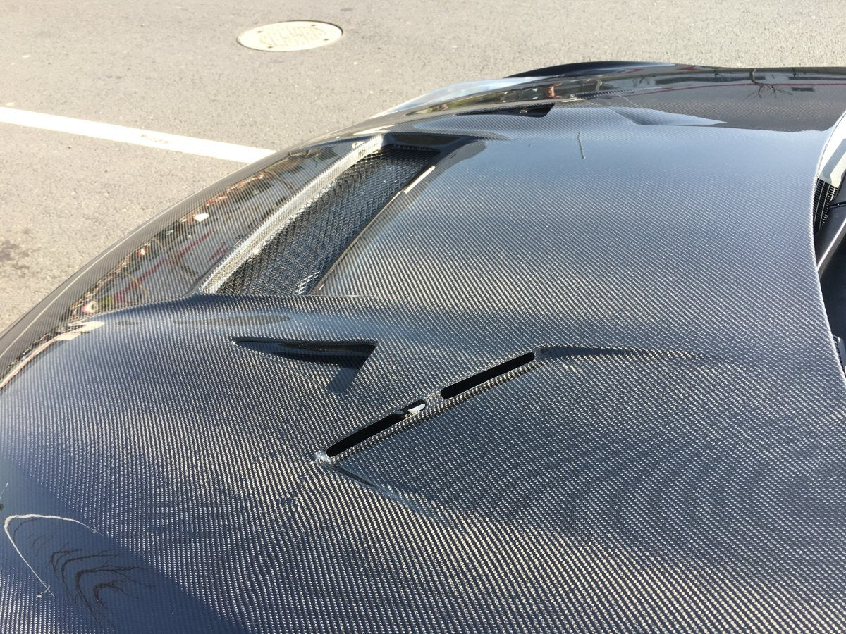 JDMuscle [17-24 GT-R] Carbon Fiber Hood - VS Style - Graveyard Performance