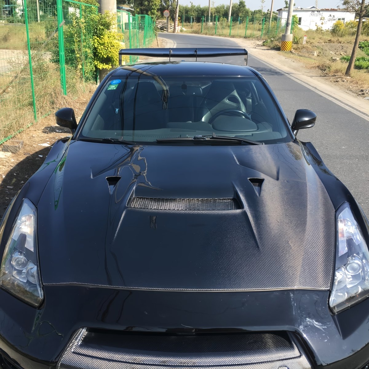 JDMuscle [17-24 GT-R] Carbon Fiber Hood - VS Style - Graveyard Performance