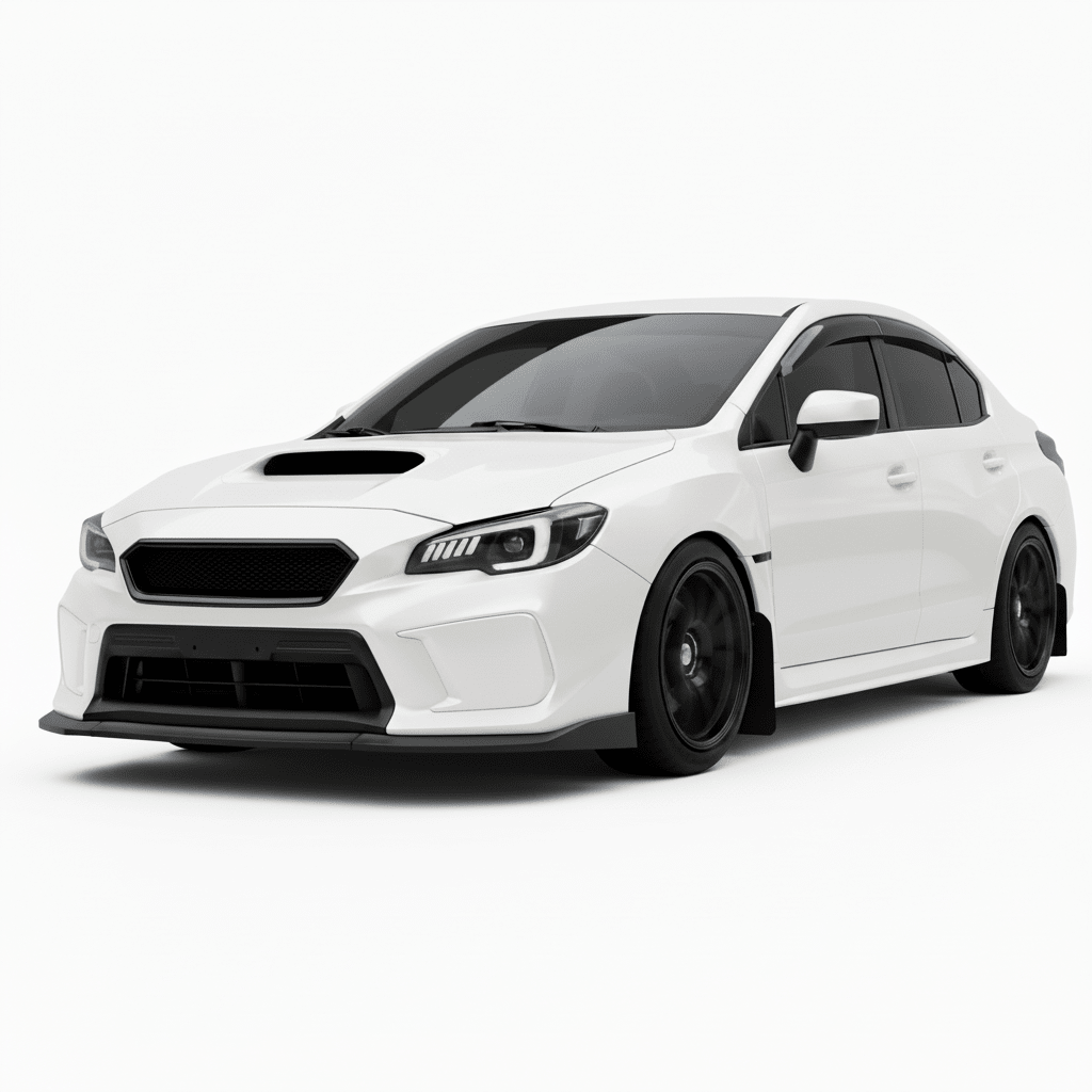 JDMuscle [18-21-WRX/STI] Fog Light Covers - Paint Matched / Gloss Black