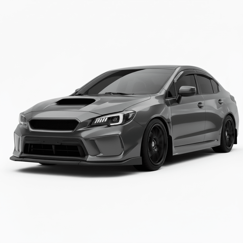 JDMuscle [18-21-WRX/STI] Fog Light Covers - Paint Matched / Gloss Black