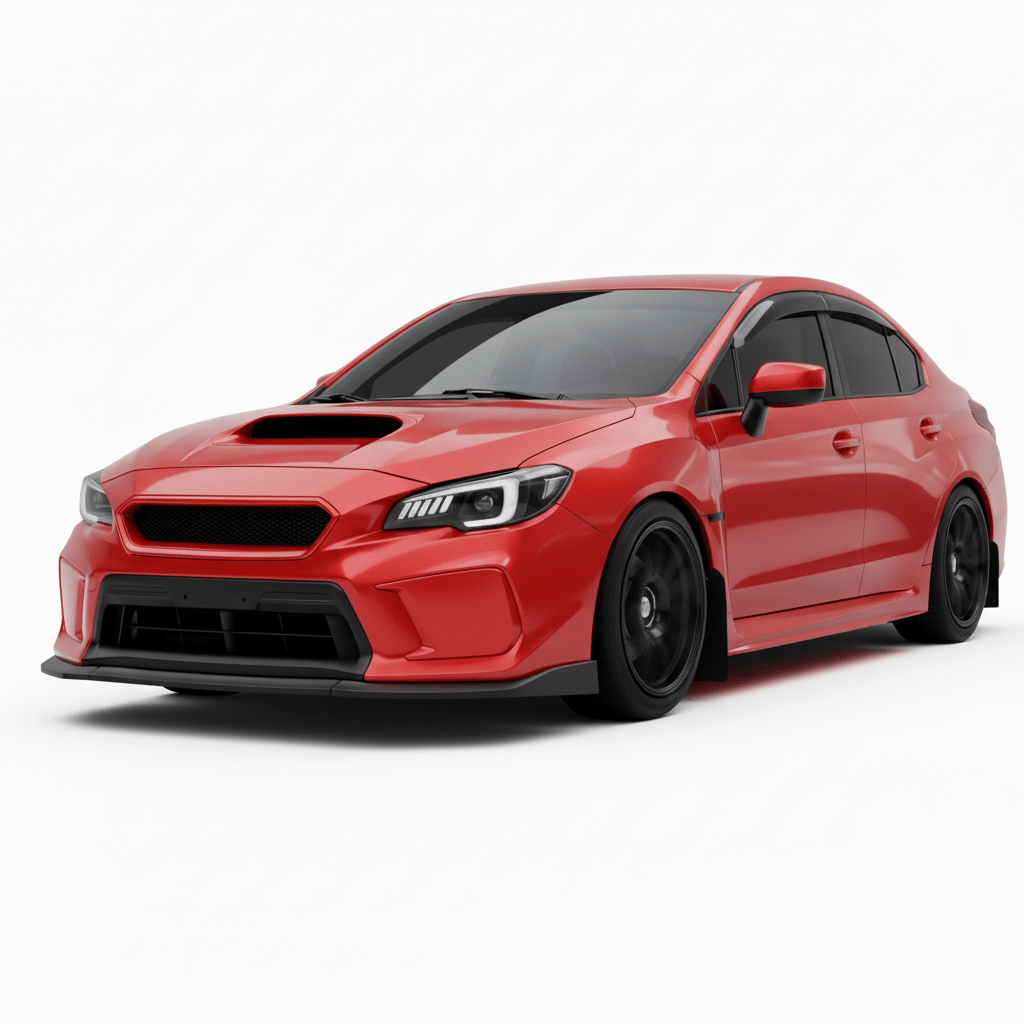 JDMuscle [18-21-WRX/STI] Fog Light Covers - Paint Matched / Gloss Black