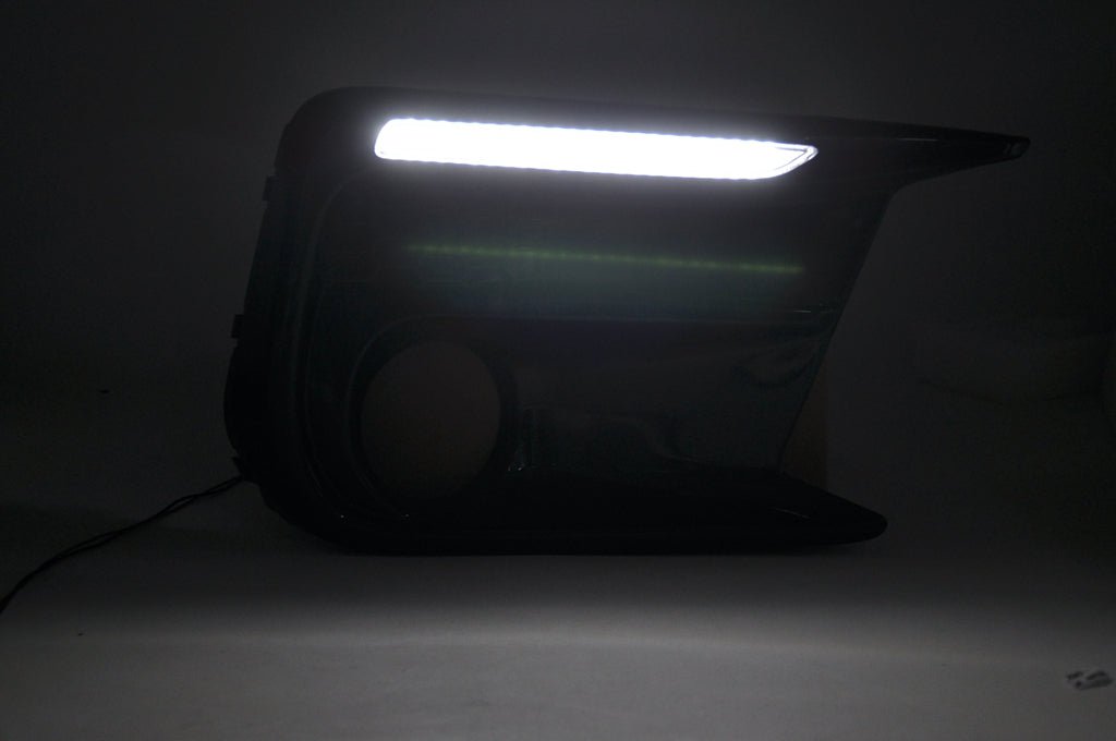 JDMuscle [18-21 WRX/STI] JDM Style Sequential Turn+Drl Bezel w/ Fog Light Cut Out - Graveyard Performance