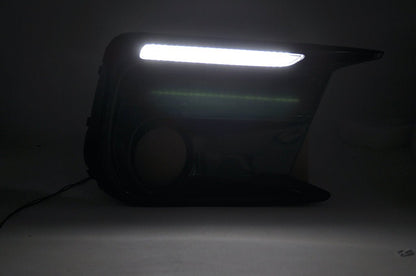 JDMuscle [18-21 WRX/STI] JDM Style Sequential Turn+Drl Bezel w/ Fog Light Cut Out - Graveyard Performance