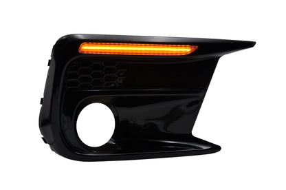 JDMuscle [18-21 WRX/STI] JDM Style Sequential Turn+Drl Bezel w/ Fog Light Cut Out - Graveyard Performance