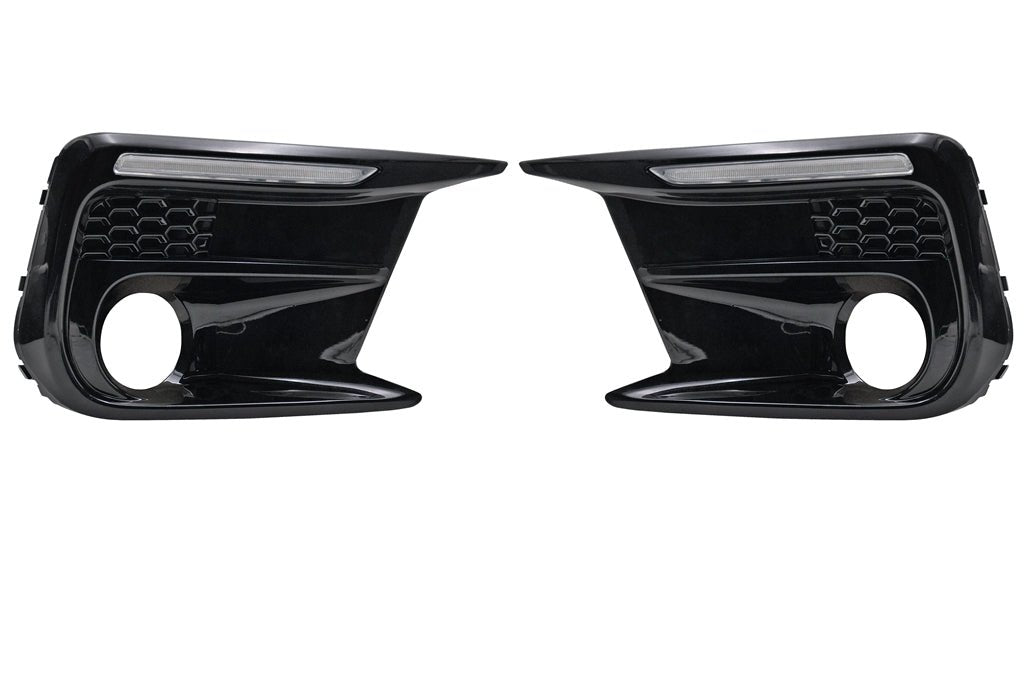 JDMuscle [18-21 WRX/STI] JDM Style Sequential Turn+Drl Bezel w/ Fog Light Cut Out - Graveyard Performance