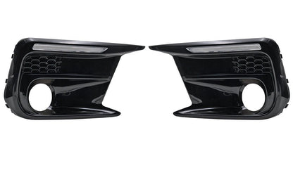 JDMuscle [18-21 WRX/STI] JDM Style Sequential Turn+Drl Bezel w/ Fog Light Cut Out - Graveyard Performance