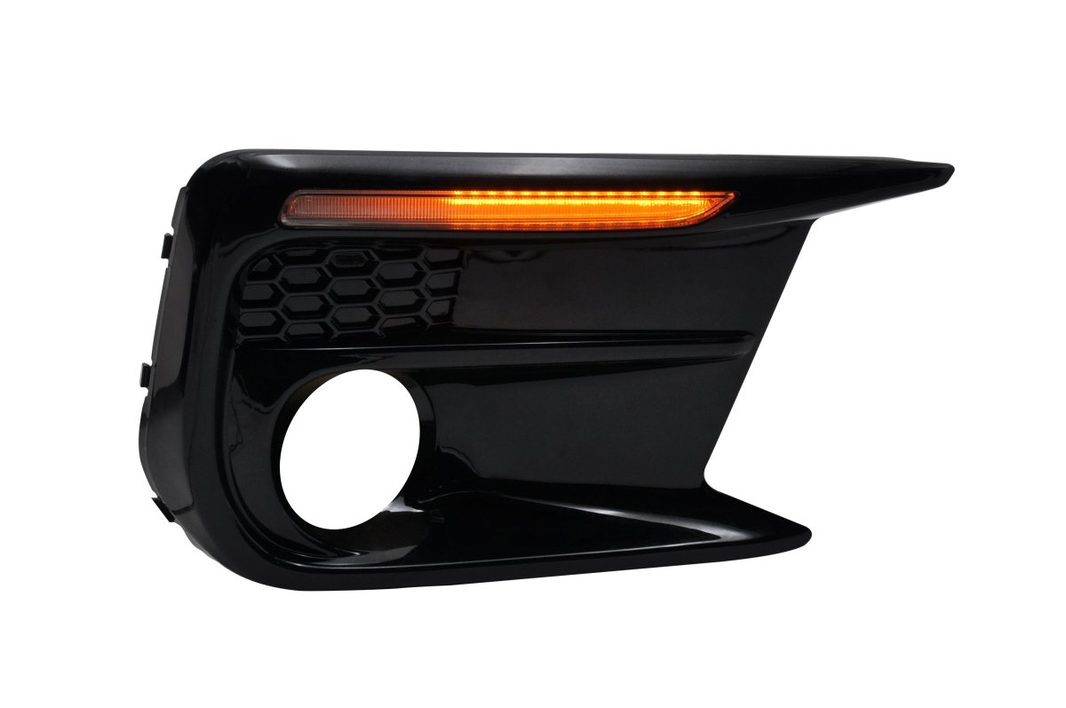 JDMuscle [18-21 WRX/STI] JDM Style Sequential Turn+Drl Bezel w/ Fog Light Cut Out - Graveyard Performance