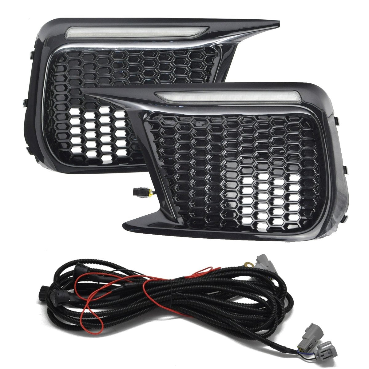 JDMuscle [18-21 WRX/STI] JDM Style Sequential Turn+Drl Bezel w/o Fog Light - Graveyard Performance