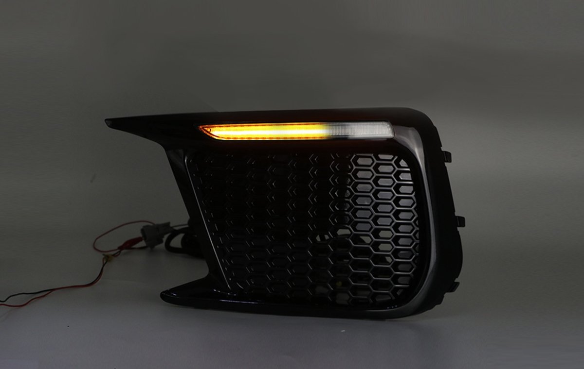JDMuscle [18-21 WRX/STI] JDM Style Sequential Turn+Drl Bezel w/o Fog Light - Graveyard Performance