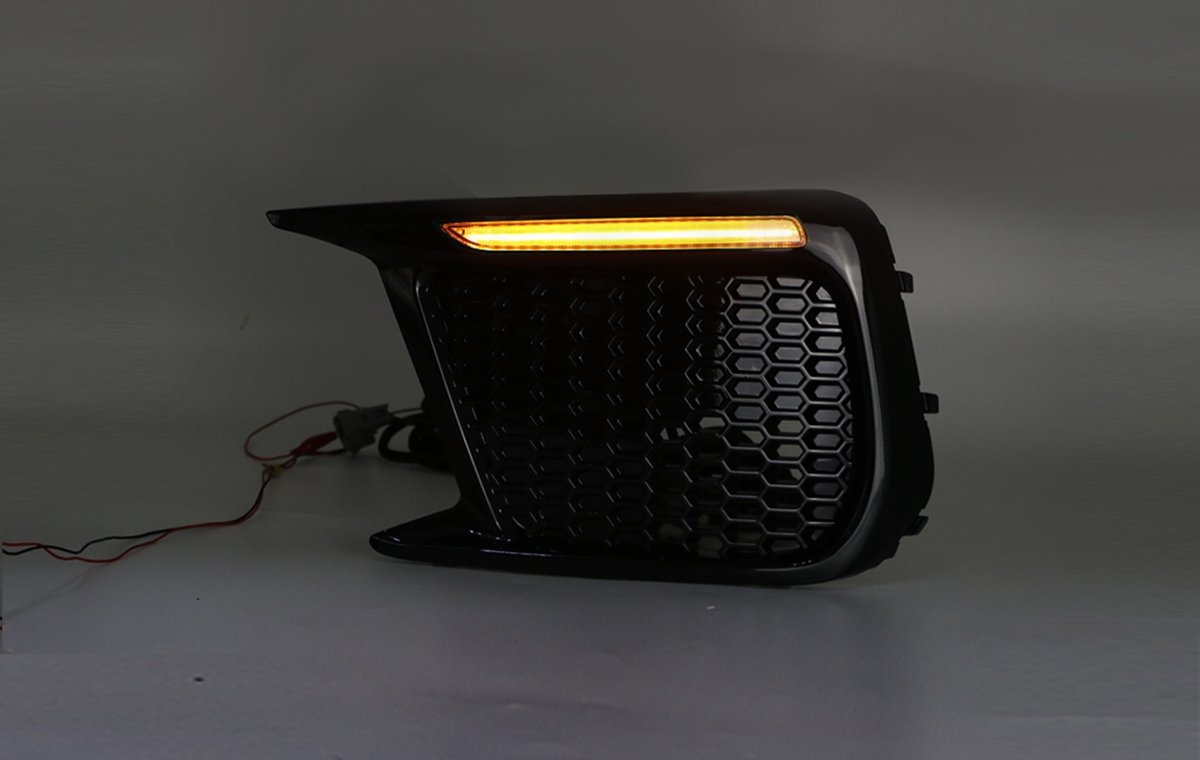 JDMuscle [18-21 WRX/STI] JDM Style Sequential Turn+Drl Bezel w/o Fog Light - Graveyard Performance
