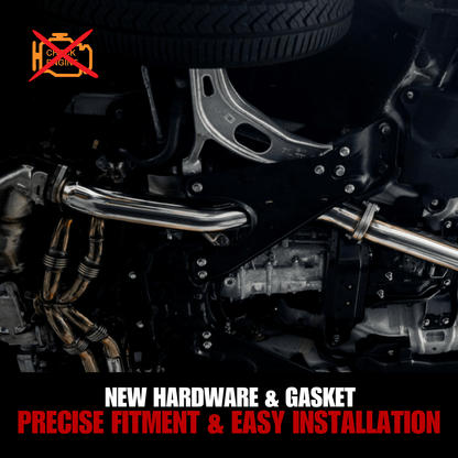 JDMuscle [22-25 WRX MT] 3" Performance Intermediate Pipe / Front Pipe / Lower Downpipe - Graveyard Performance