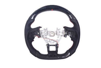 JDMuscle [22-26 WRX] Carbon-Pro Series Steering Wheel compatible w/ MT & CVT - Graveyard Performance