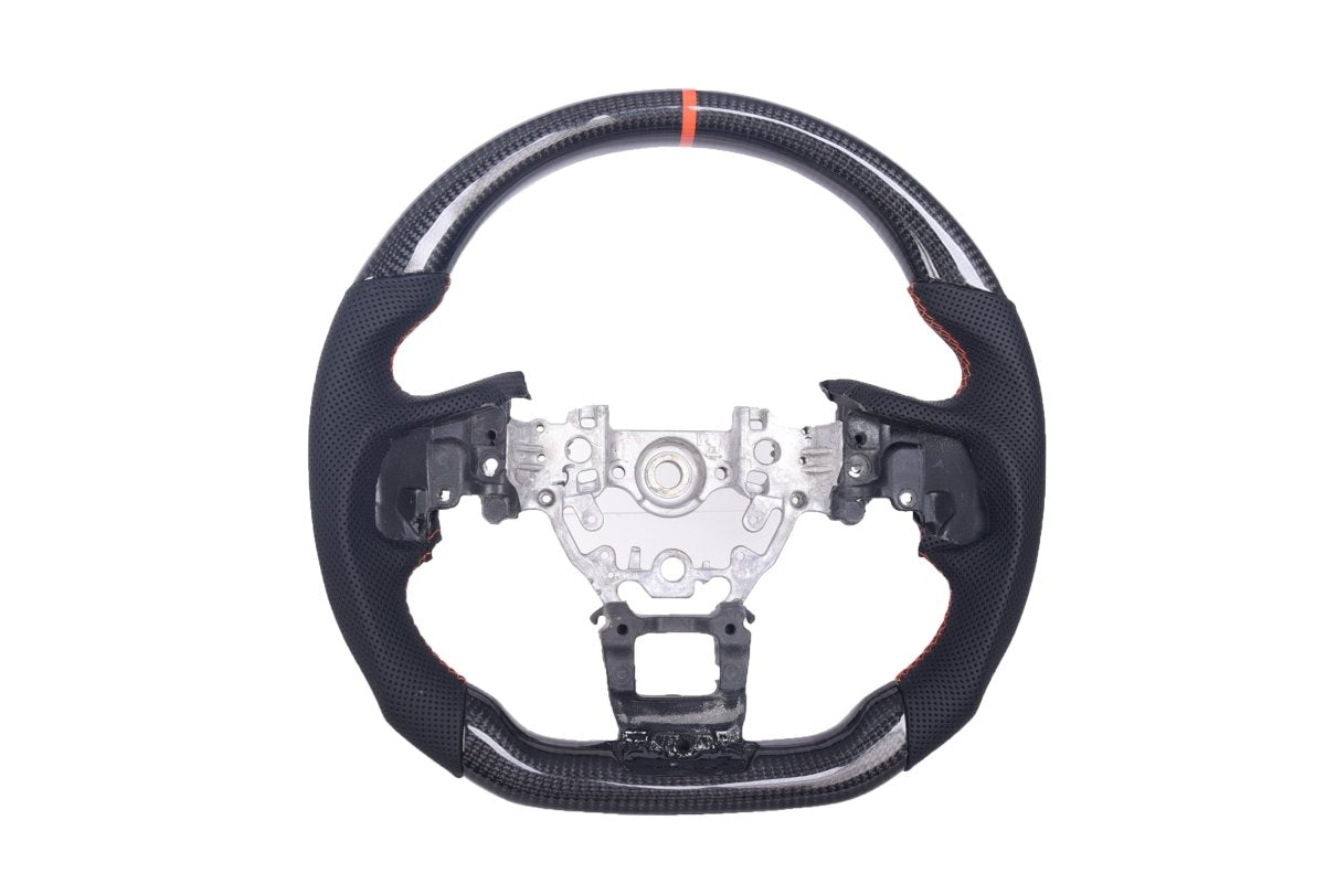 JDMuscle [22-26 WRX] Carbon-Pro Series Steering Wheel compatible w/ MT & CVT - Graveyard Performance