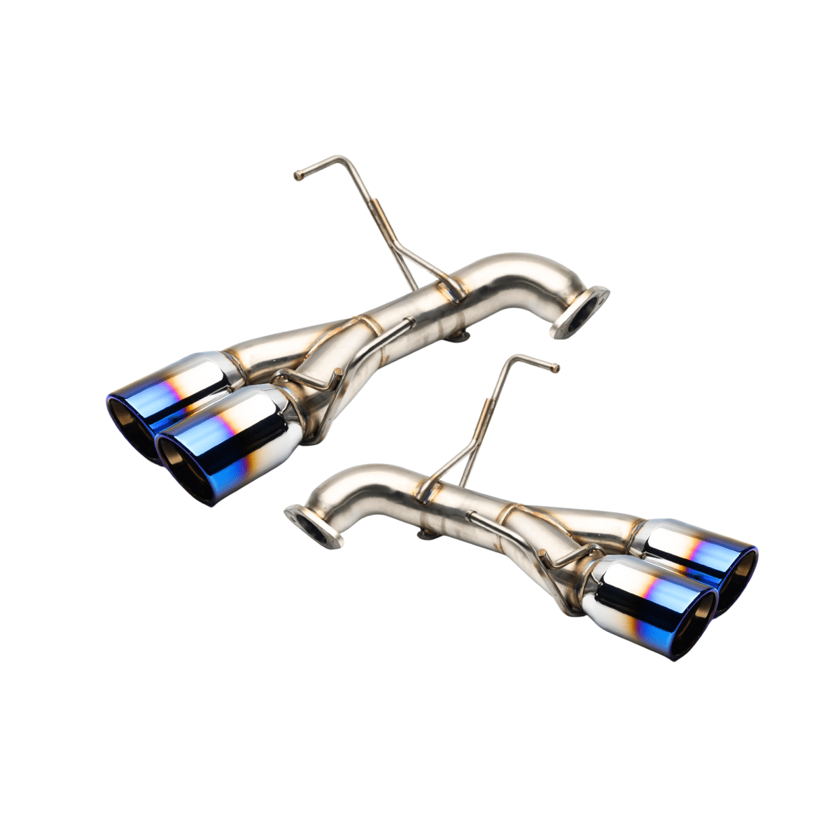 JDMuscle 22-25 WRX VB 4" Quad Exit Axle Back Muffler Delete Exhaust - Graveyard Performance