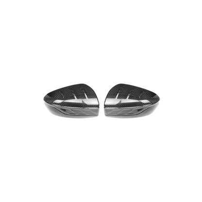 JDMuscle [22-25 WRX w/o Turn Signal] V2 Carbon Fiber Side Mirror Covers - Graveyard Performance