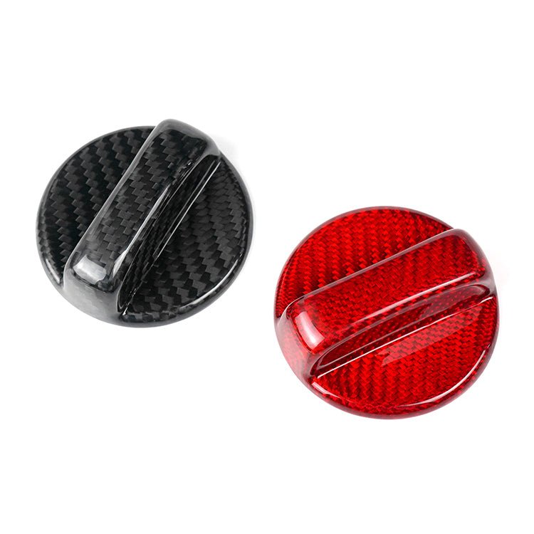 JDMuscle [22-26 WRX] / 22+BRZ / GR86 Tanso Pre-preg Carbon Fiber Fuel Cap Cover - Graveyard Performance
