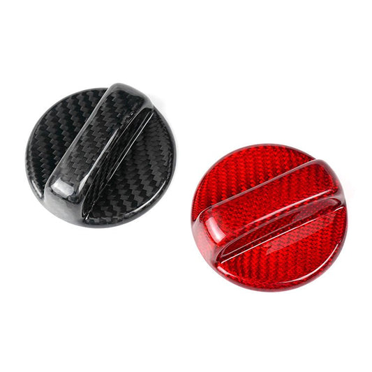 JDMuscle [22-26 WRX] / 22+BRZ / GR86 Tanso Pre-preg Carbon Fiber Fuel Cap Cover - Graveyard Performance