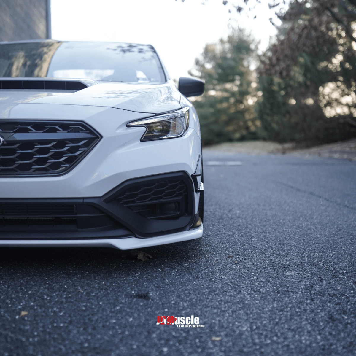 JDMuscle [22-26 WRX] Canards V1 - ABS / Paint Matched / Gloss Black - Graveyard Performance